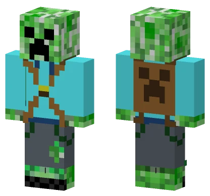 Kevin The Jackhammer Creeper Minecraft skin