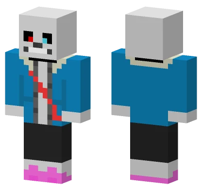 Killed Sans V3 1 Fixed Minecraft skin