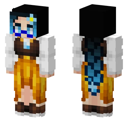 Kim S Medieval Dress Minecraft skin