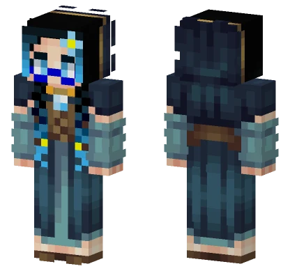 Kim S Renaissance Dress Cowl Minecraft skin