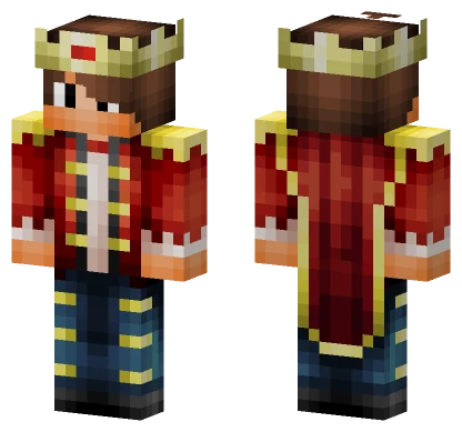 King Minecraft skin