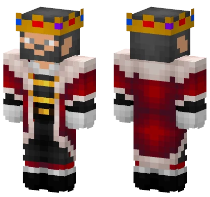 King Minecraft skin