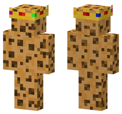 King Cookie Minecraft skin