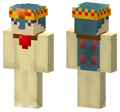 King Cyndaquil Minecraft skin