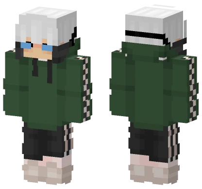 King Green Jacket Minecraft skin