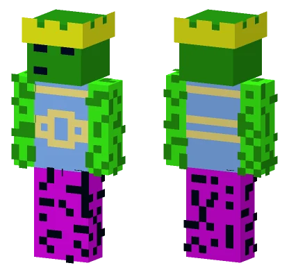 King Leaf Feet Minecraft skin