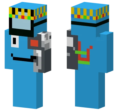 King Of Cyborg Human Minecraft skin