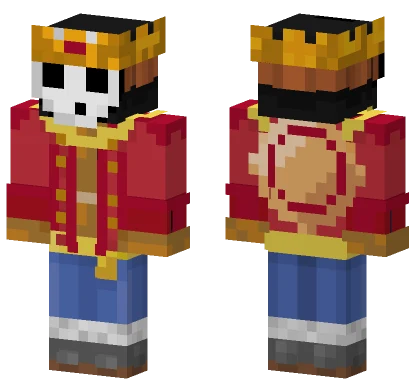 King Shy Guy D Luffy Minecraft skin