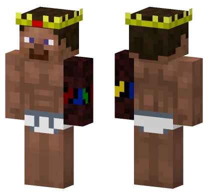 King Steve Minecraft skin