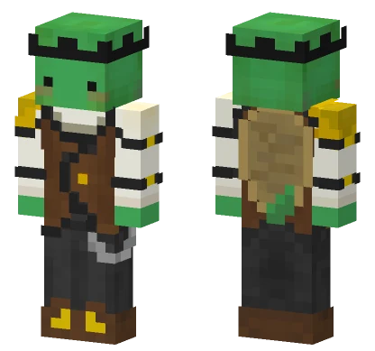 King Turtle Minecraft skin
