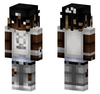 King Von Minecraft skin