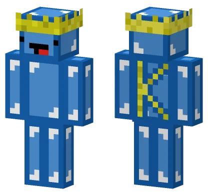 Kingblue3212 Blue Narwhal Minecraft skin