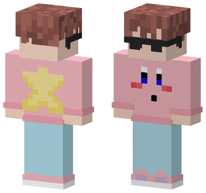Kirby Guy Minecraft skin