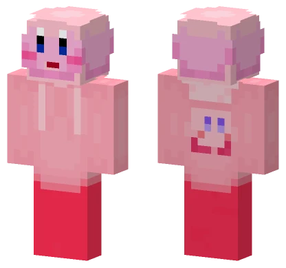 Kirby Hoodie Minecraft skin