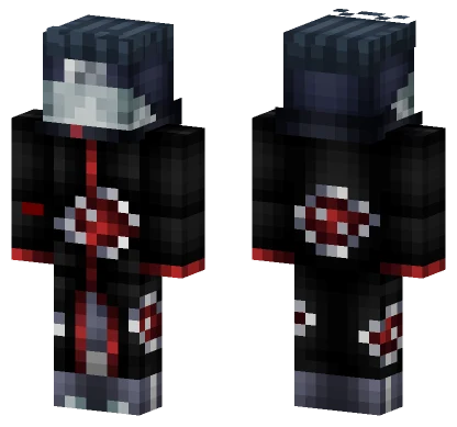 Kisame Akatsuki Cloak Minecraft skin