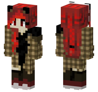 Kitkallisto Flanell Dragon Wings Minecraft skin
