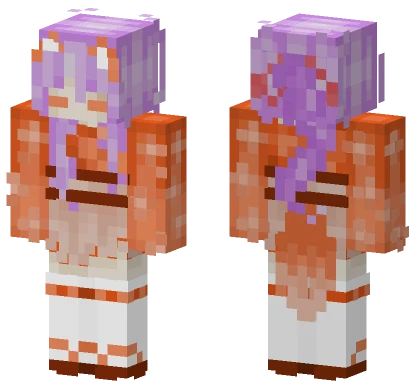 Kitsune Girl Minecraft skin