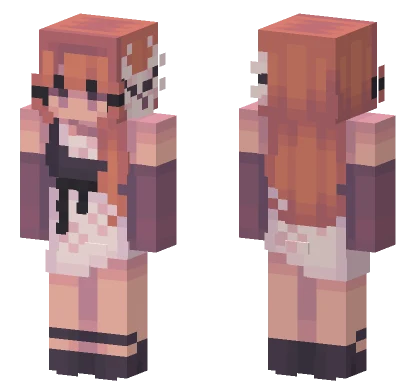 Kitsune Girl Minecraft skin