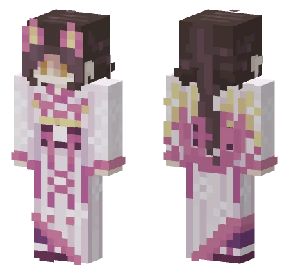 Kitsune Girl Minecraft skin