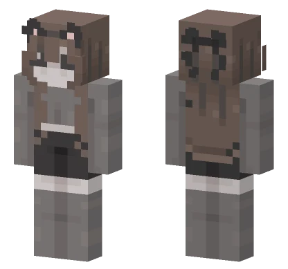 Kitti Cat Girl Minecraft skin