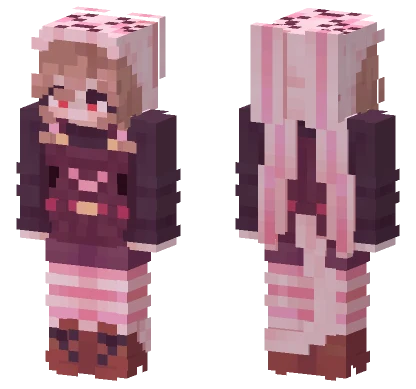 Kittibun Roxi Persona 64x Minecraft skin