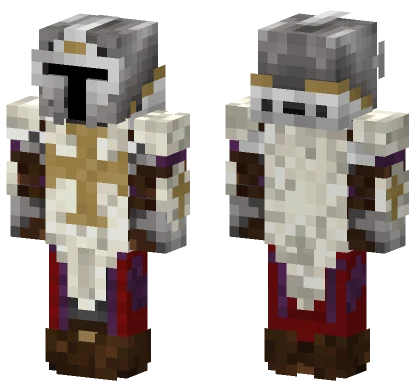 Knight Templar Armor Minecraft skin