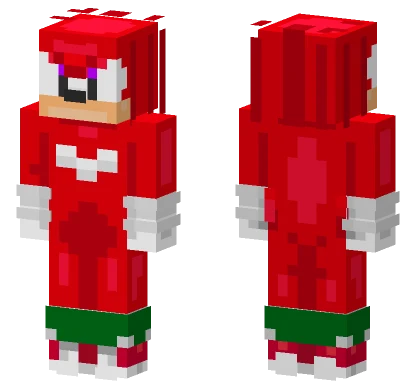 Knuckles Minecraft skin