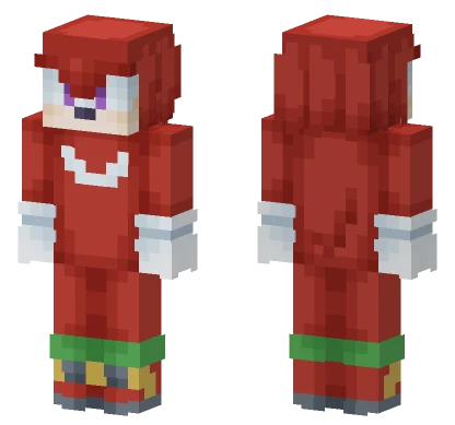 Knuckles Modern Minecraft skin