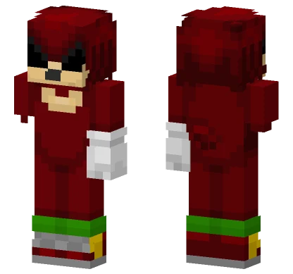 Knuckles of Triple Trouble Minecraft skin
