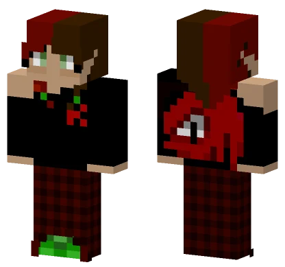 Knuckles PJs Minecraft skin