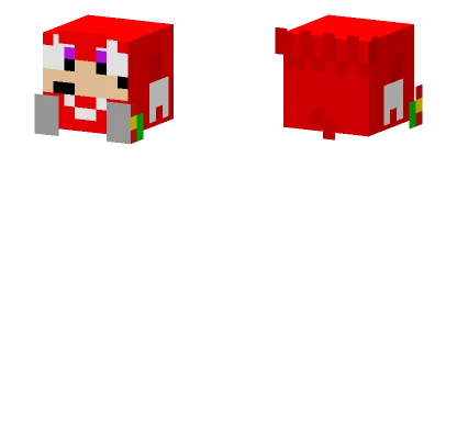 Knuckles Plushie Minecraft skin