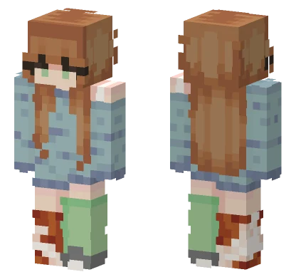 Koi Pond Girl Minecraft skin