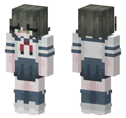 Komaru Naegi School Uniform Minecraft skin