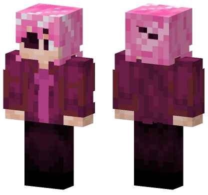 Kov Pink Hair Minecraft skin