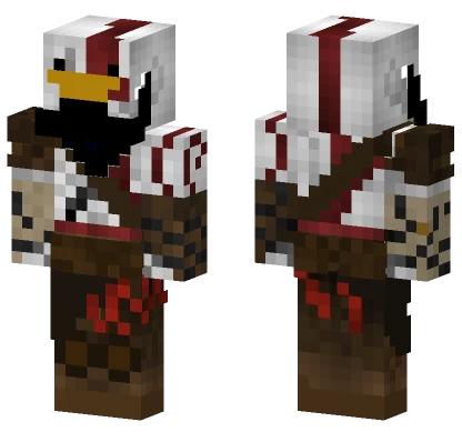 Kratos Chicken Minecraft skin