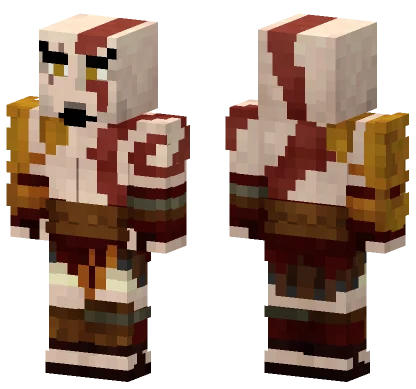 Kratos God Of War 2 Minecraft skin
