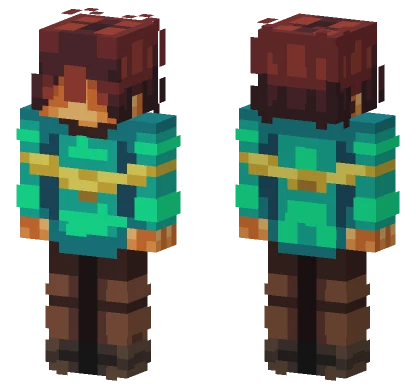 Kris Deltarune Minecraft skin