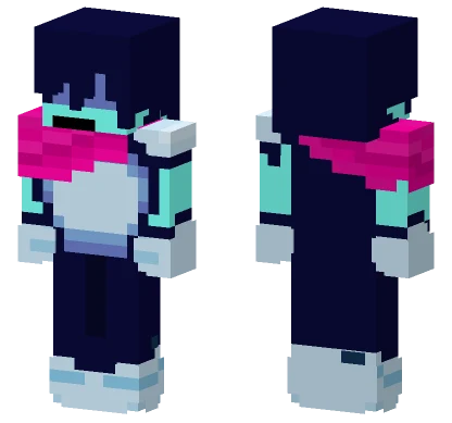 Kris Deltarune V2 Minecraft skin