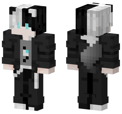 Kronos Blue Eyes Minecraft skin