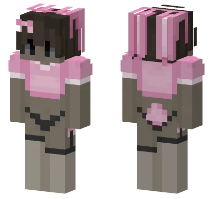Krzychu Pink Outfit Minecraft skin