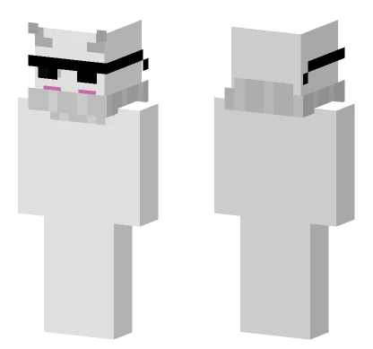 Kuku Dino White Minecraft skin
