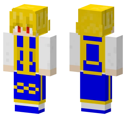 Kurapika Kurta Phantom Troupe Minecraft skin