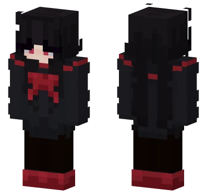 Kuroe Akaishi Minecraft skin