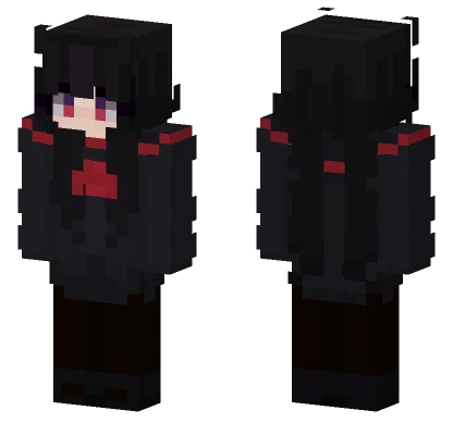 Kuroe Akaishi Minecraft skin