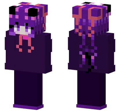 Kuromi Minecraft skin