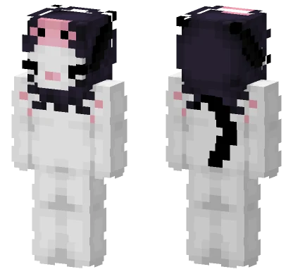 Kuromi Cat Girl Minecraft skin