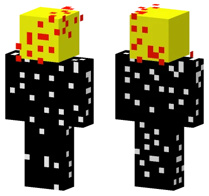 Kurzgesagt Dyson Swarm Minecraft skin