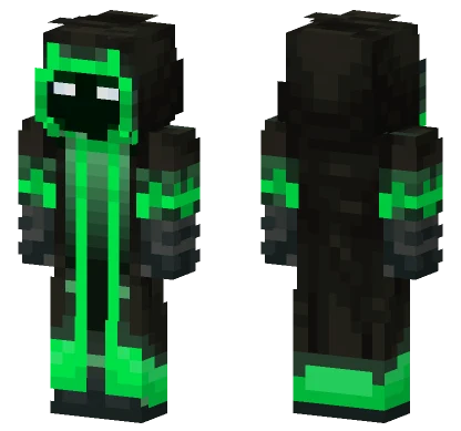 Kyber Green Glow Minecraft skin