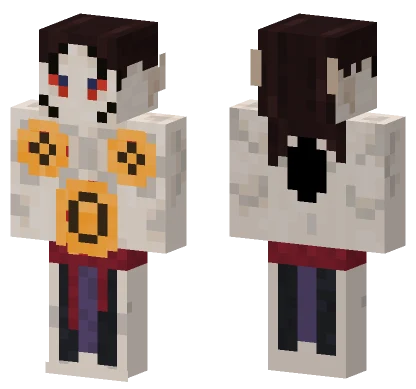 Kyogai Demon Slayer Minecraft skin