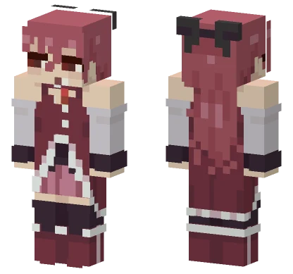 Kyoko Sakura Puella Magi Minecraft skin
